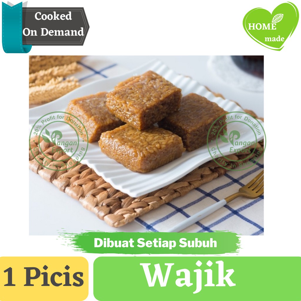 

Wajik Ketan , Kue Wajik Gula Merah Homemade , Kue Basah , Jajanan Pasar