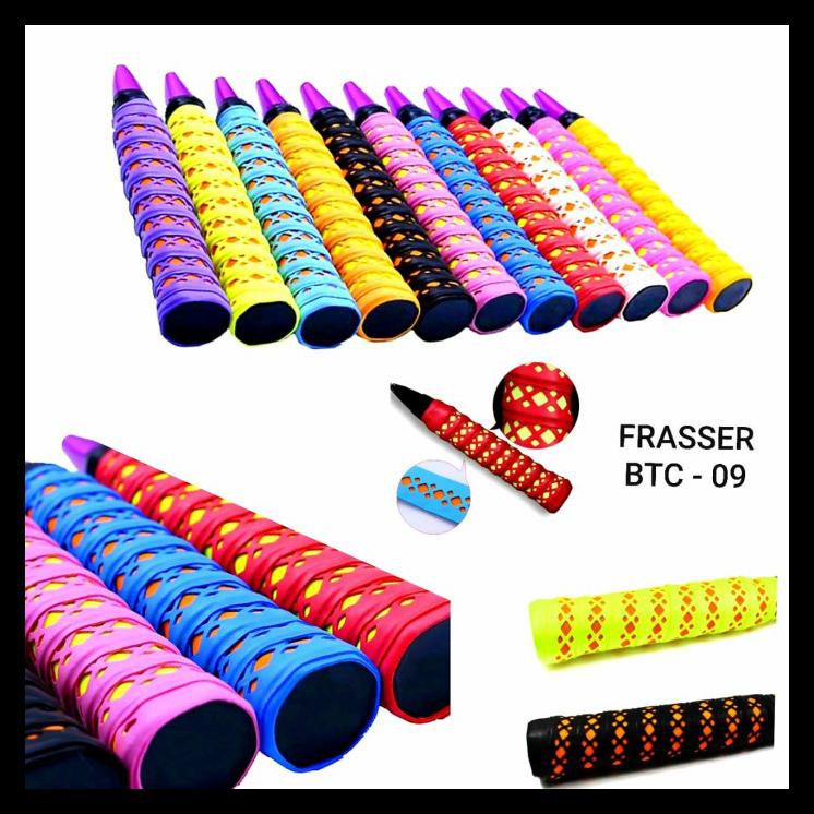 Terlaris Grip Raket Badminton Frasser Karet Btc 09 Diamond