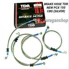 SELANG REM KABEL REM TERMURAH SET PCX CBS SILVER ORIGINAL TDR RACING