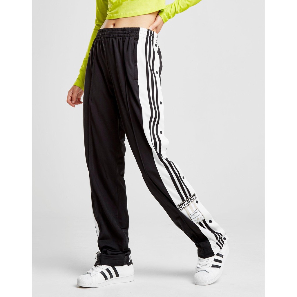 adidas lime green stripe track pants