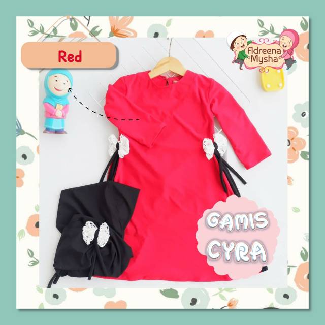 New Gamis Cyra Gamis anak Hijab anak  / dress anak busana muslim