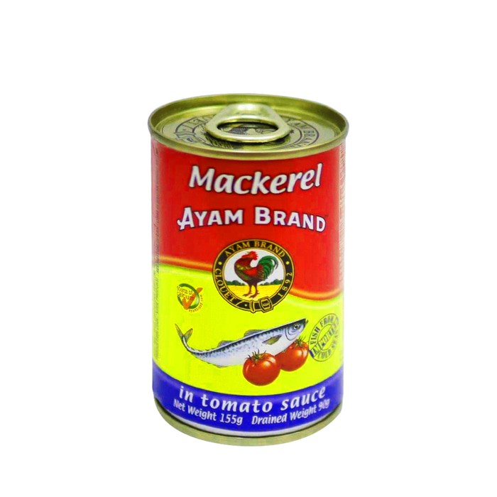 

Mackerel Ayam Brand Kecil Sardines Saus Tomat Kaleng 155Gr (Mma-03)