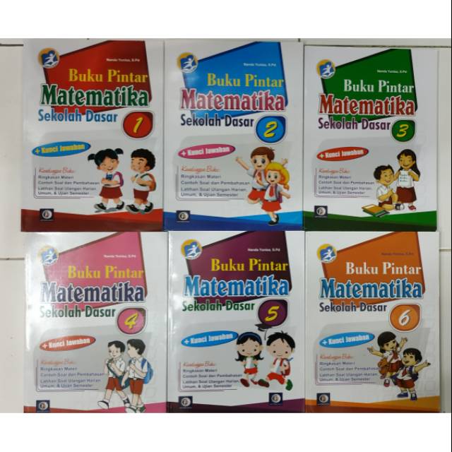 Buku Pintar Matematika kelas 1,2,3,4,5,6 Sekolah Dasar (SD)-0
