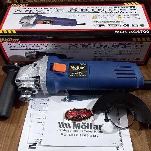Mesin gerinda mollar 4" MLR-AG6700