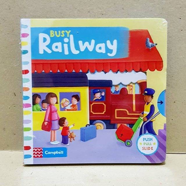 Push Pull Slide Busy Railway by Campbell