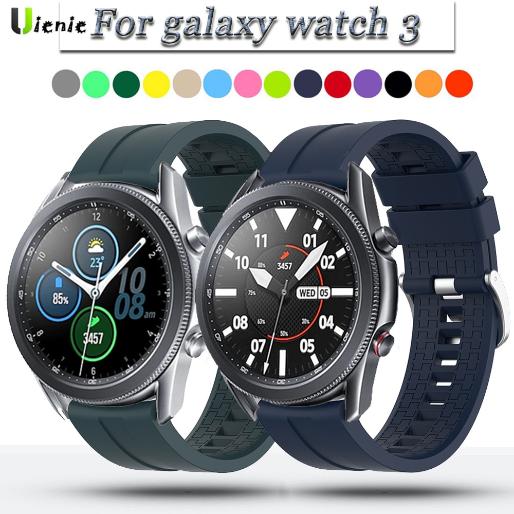 For Samsung galaxy watch 3 45mm Strap Silicone watchbands