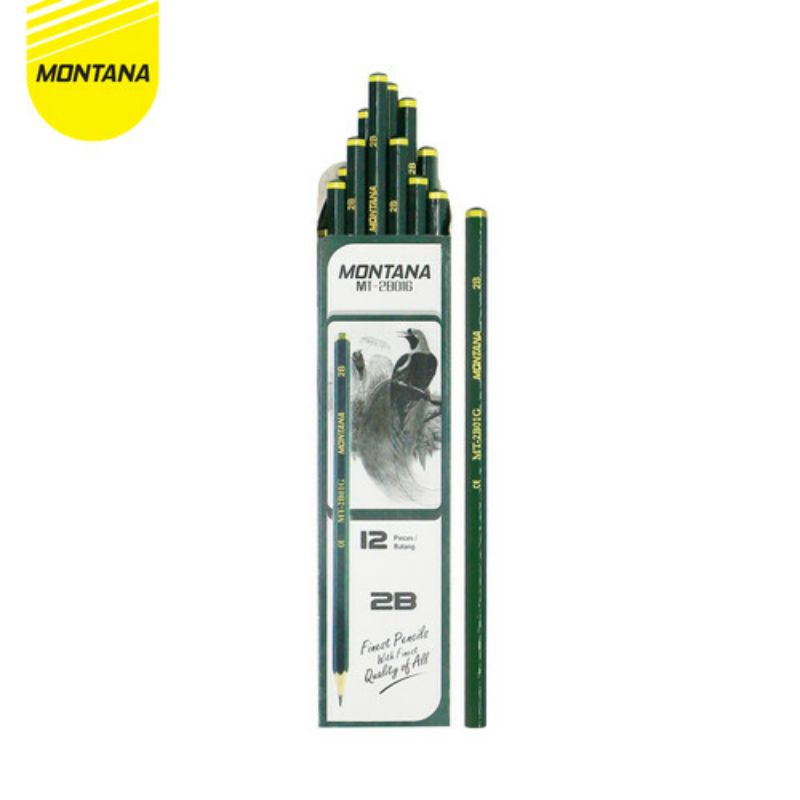 

PENSIL 2B /PENSIL KOMPUTER MONTANA/ LAPIZ 1 pack