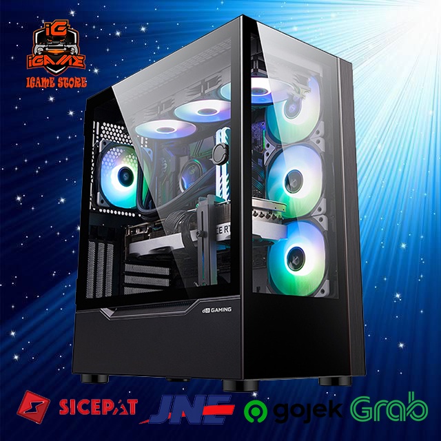 PC Gaming AMD Ryzen 5 5600G/NVME/16GB GAMING PANSER MURAH