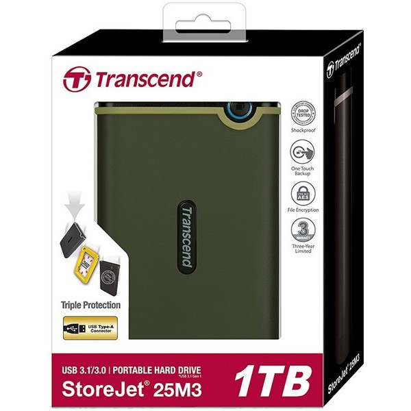 Hardisk / Harddisk / HDD Eksternal Transcend 1 TB Storejet