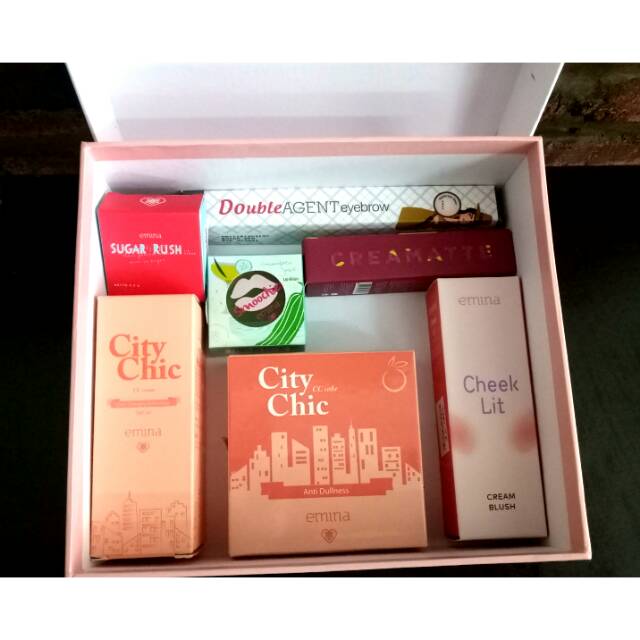 Paket EMINA MAKE UP HADIAH GIFT BOX