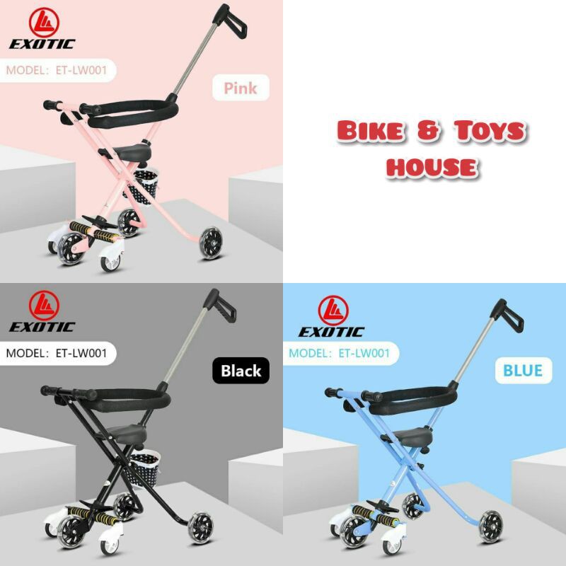 Stroller Exotic ET-LW 001 / LW 008 Roda 5 Kursi dorongan Anak