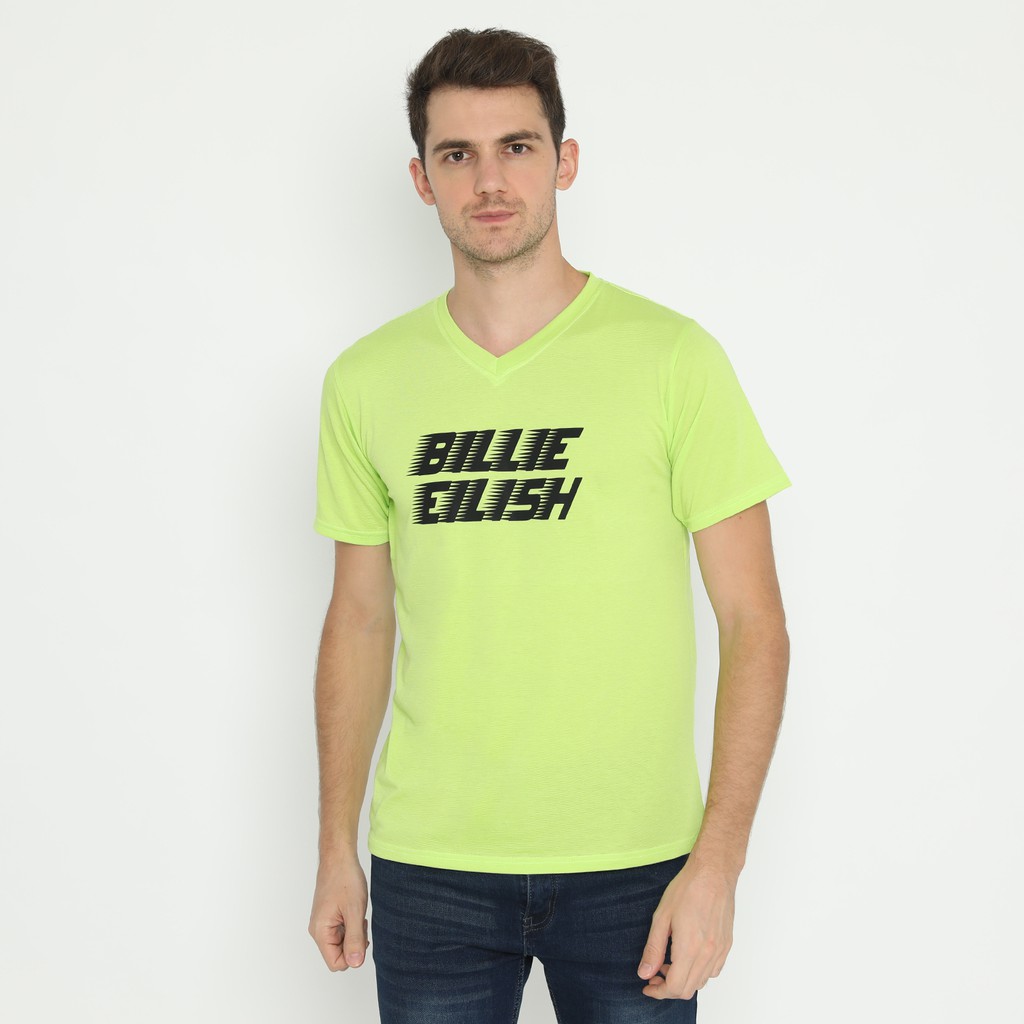 KAOS VNECK BILLIE EILISH NAME/ BILLIE EILISH / KAOS UNISEX