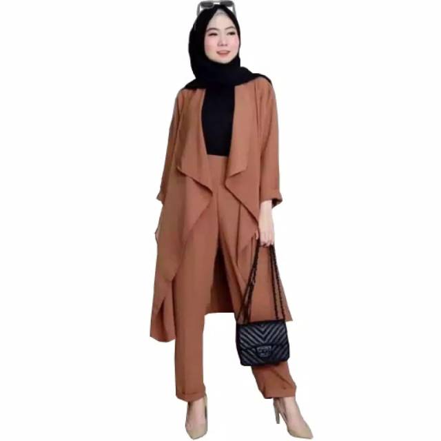 Alivia set pakaian wanita fashion remaja kekinian