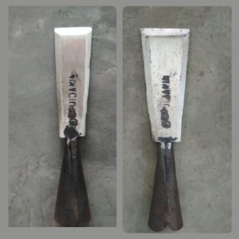 Pahat kayu bahan baja cap wayang dijamin 4&5 cm 1set