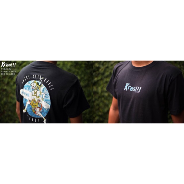 Kaos Hanoman Surf Black