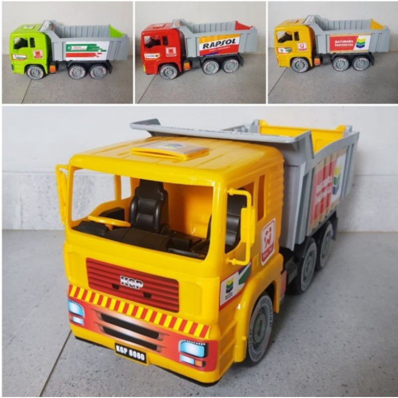 Mainan Mobil Truck Tanah Jumbo - Mainan Truck Pasir Besar - Mainan Dump Truck