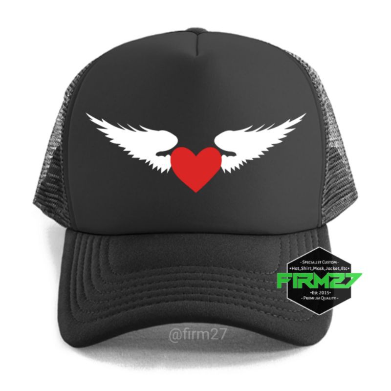 Topi Dewa 19 - Topi Dewa 19 Trucker Logo Sayap