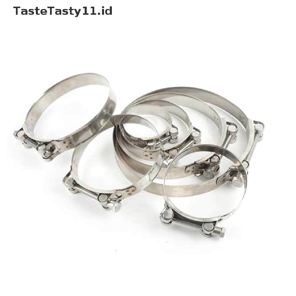 【TasteTasty】 Pipe Clamps Powerful Stainless Steel Hose Clips Fuel Hose Pipe Clamps Worm Drive .