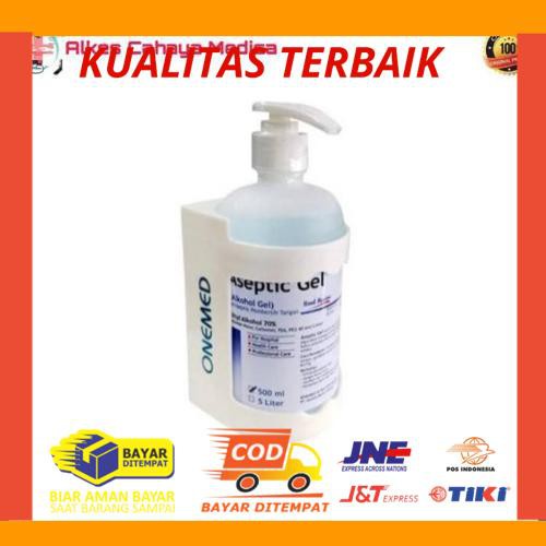 Hand Sanitizer Gel Onemed 500ml+Dispenser+Bracket / Aseptic Gel Onemed COD AJA