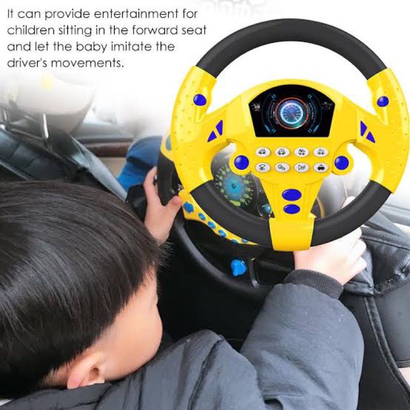 MAINAN ANAK MURAH STEERING WHEEL SETIR SETIRAN MOBIL SOUND EFFECT SETIR MOBIL ANAK