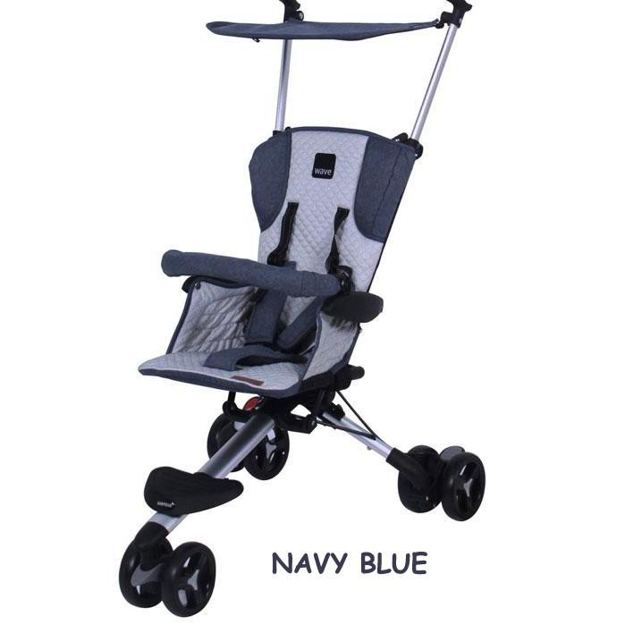 _ QFT BabyElle S300 Wave / Grey / Navy Blue / Light Blue / Red / Stroller / Kereta Dorong Bayi terba