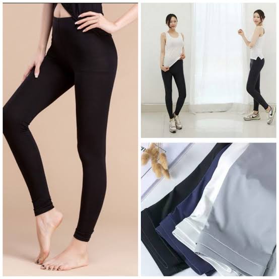 Legging Panjang Spandex Premium All Size M, L, XL &amp; Jumbo Leging Flim Fit Pres Body