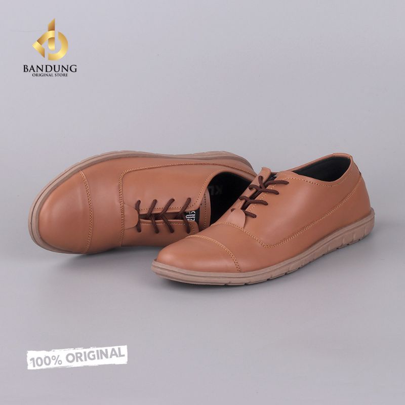 ORIGINAL - Oxford FULL Coklat Terbaru | Sepatu Formal Pria Pantofel Kulit Stylish Premium | Sepatu Distro Mils Premium Exclusive Modern | Sepatu Casual Santai Kerja Kantor Series Street