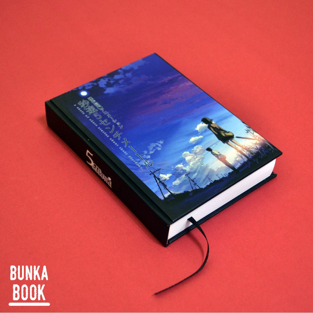 

Pocket Book Hardcover Anime 5cm Purple Ukuran A6 Jurnal Agenda Planner Gift Couple