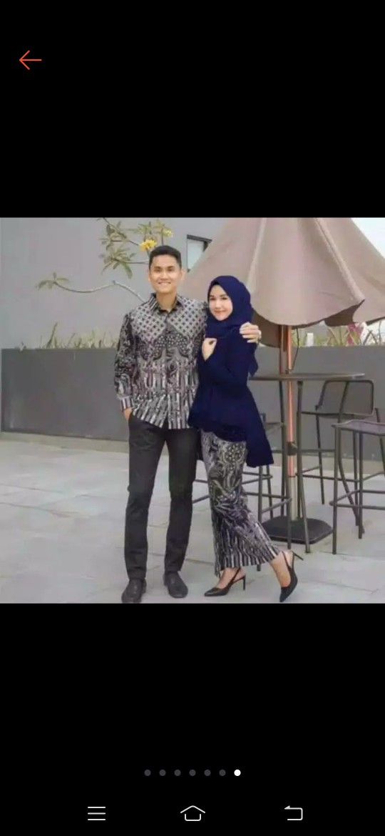 (bisa Bayar Ditempat) Ready Family Set - Set Brukat Couple Annabel Pinguin Brukat