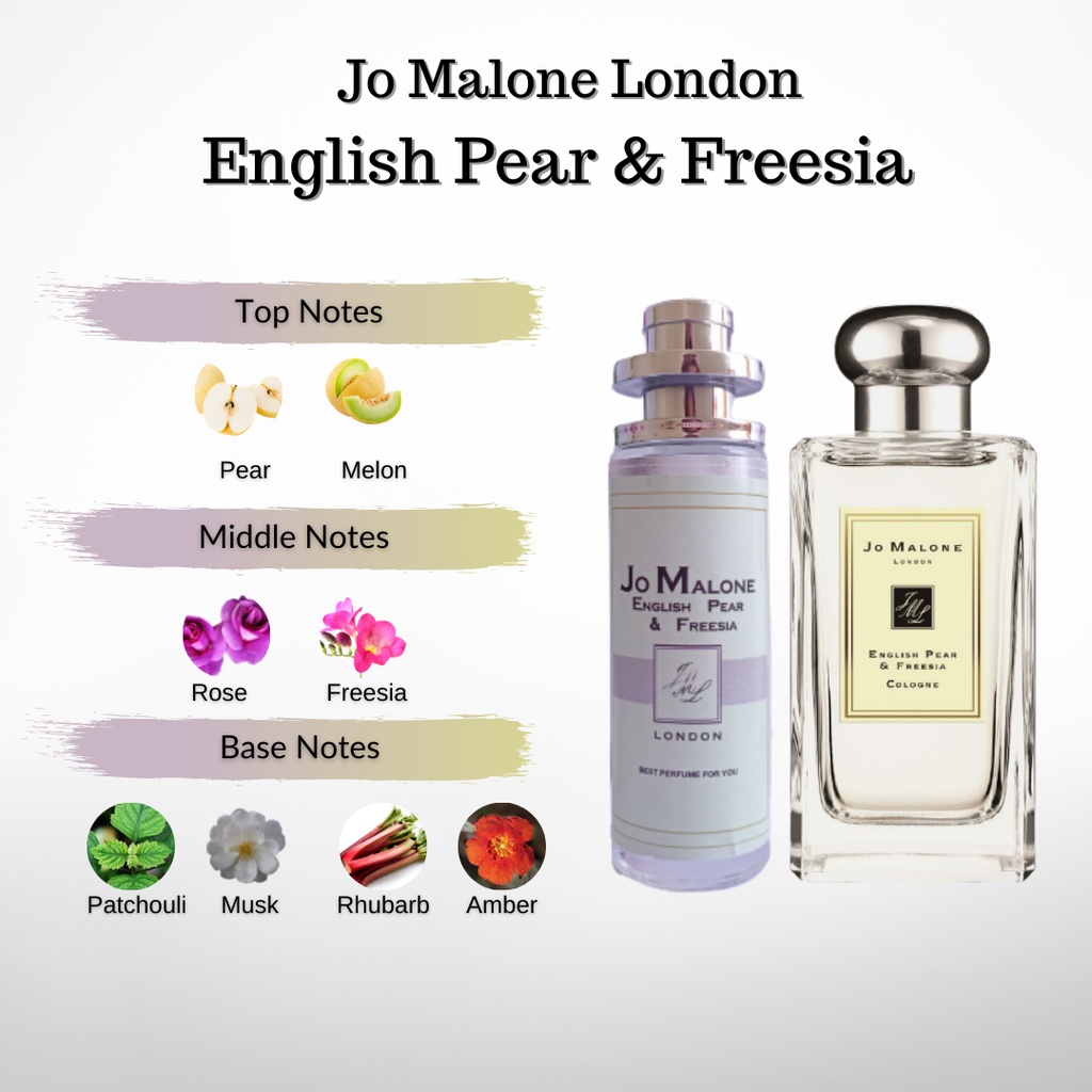 Parfum Jo Malone English Pear - Inspired By Jo Malone London - Parfume Pria dan Wanita / Unisex
