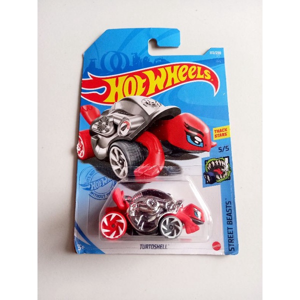 Hotwheels TURTOSHELL HW STREET BEASTS hotwheels bentuk kura kura