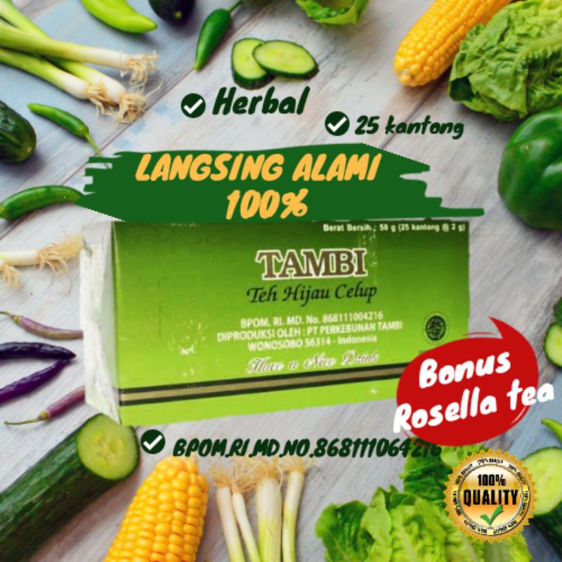 

HERBAL LANGSING 100% | TEH HIJAU CELUP | TEH HIJAU , TEH HIJAU UNTUK DIET