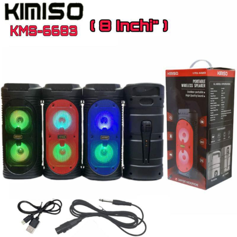 Speaker bluetooth kimiso KMS 6683+mic karaoke