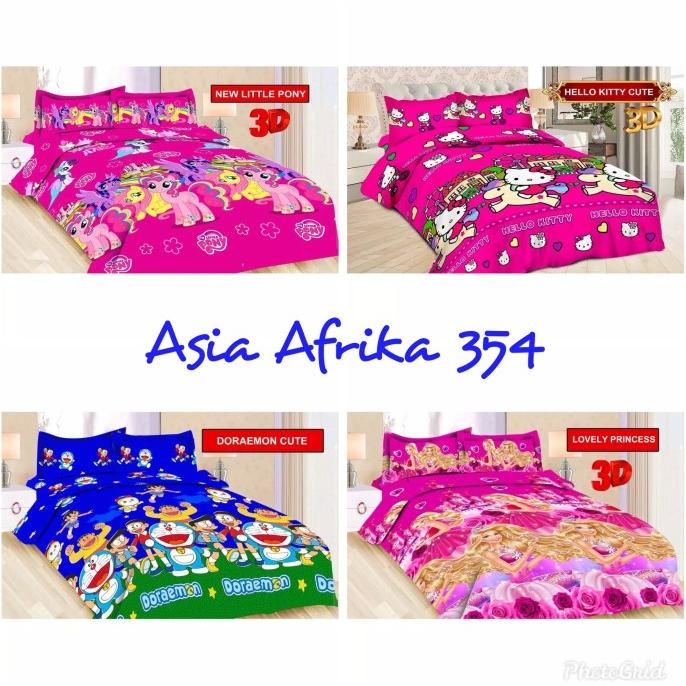 BISA COD SEPREI BONITA UK.180x200 LITTLE PONY, HELLO KITTY, DORAEMON, PRINCES/SPREI 180X200/SPREI AE