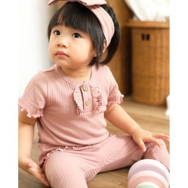 BOHO BABY KIMI SHORT TOP BOHOPANNA / SHORT KIMI TOP BOHOBABY KAOS ATASAN ANAK PEREMPUAN