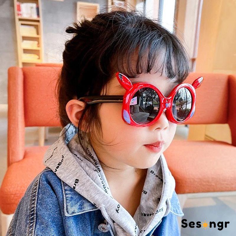 Kacamata Kartun Pikachu Kacamata Perlindungan UV Polarized Sunshade Anak-anak - SG