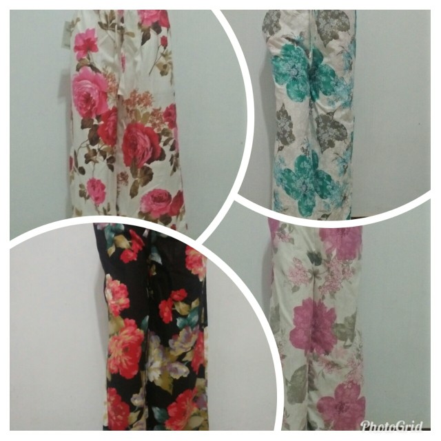 kulot katun motif/katun jepang