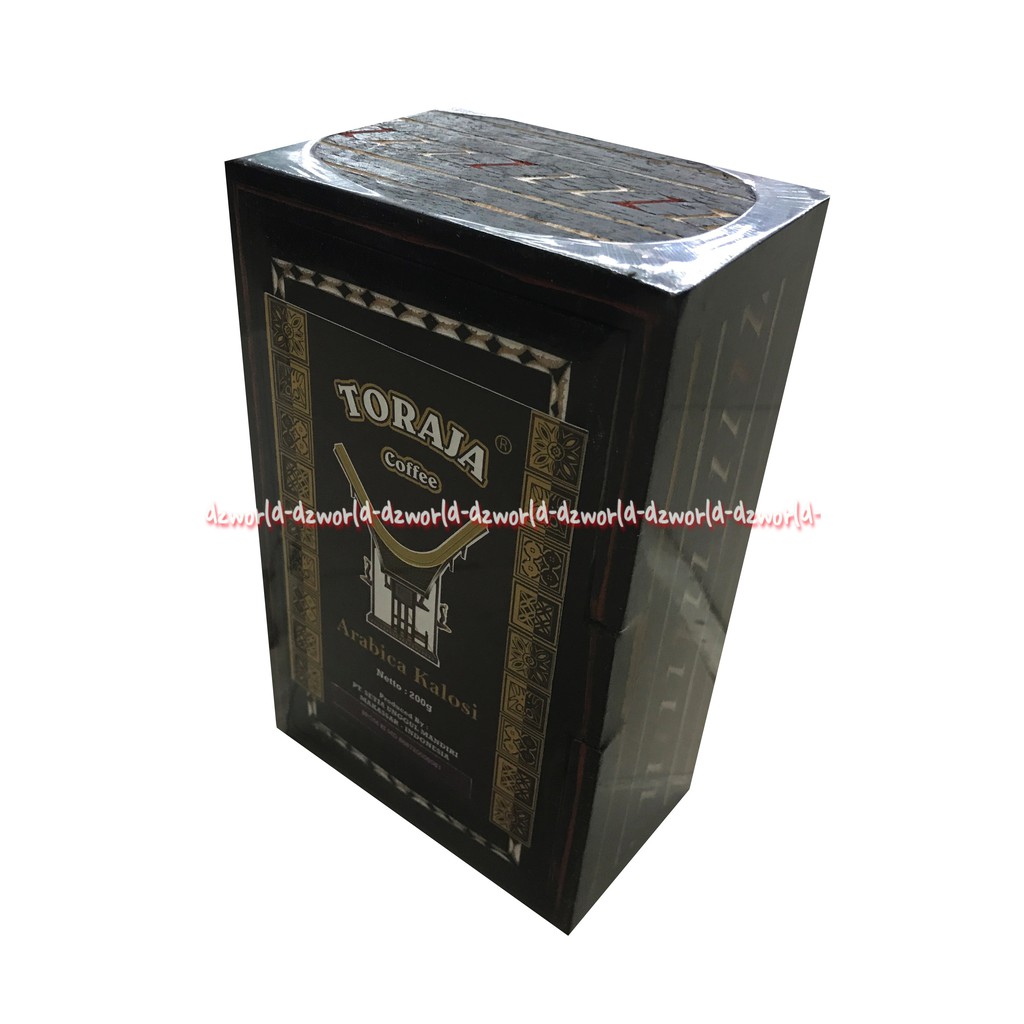 Toraja Coffee Arabica Kalosi 200gr Box Kayu Kopi Toraja Arabika