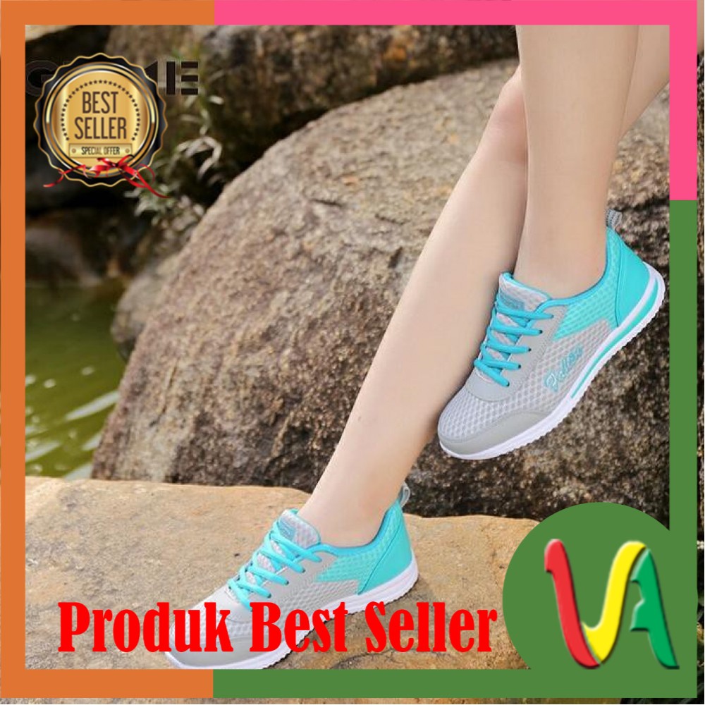 terlaris     SEPATU KETS FH JOICE( TOSCA) - Hijau Tosca/ Sepatu/ Sepatu Wanita/ Kets Wanita 21