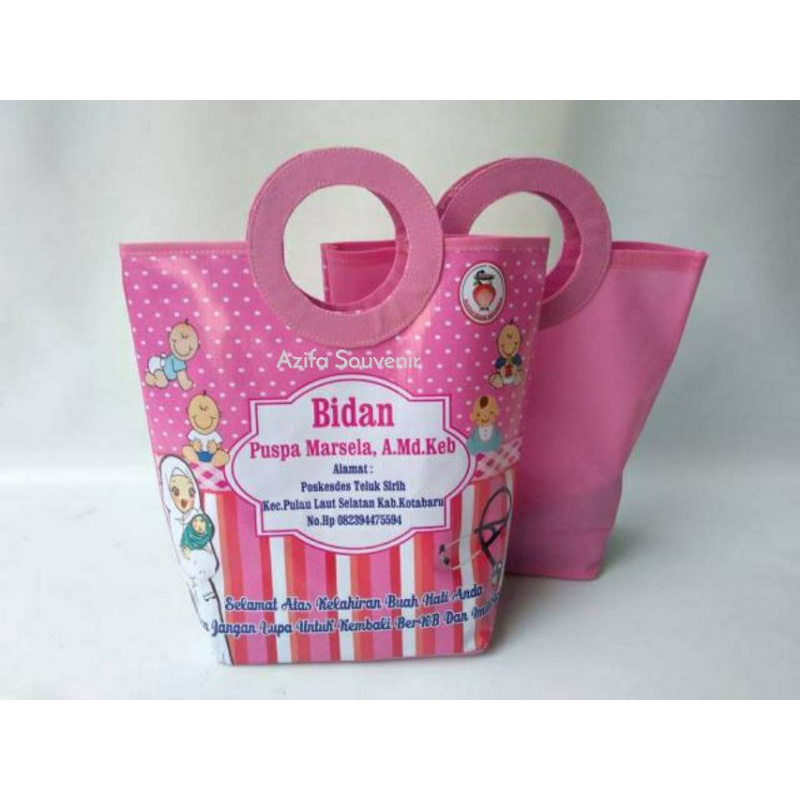 

Tas BIDAN / Tas Souvenir Pegangan Bulat