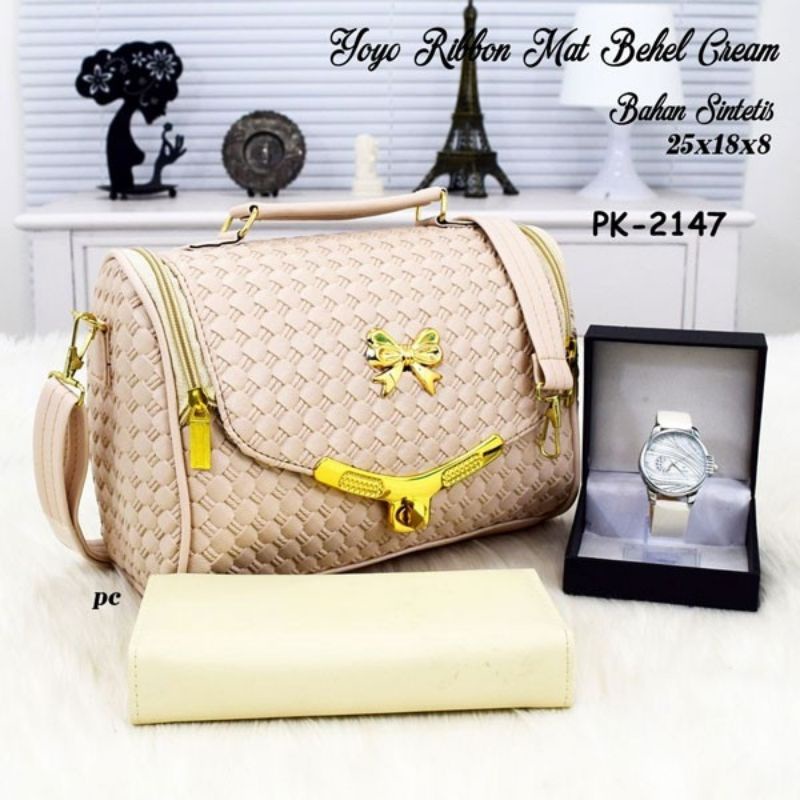 tas paketan 3in1 yoyo tikar wanita best seller