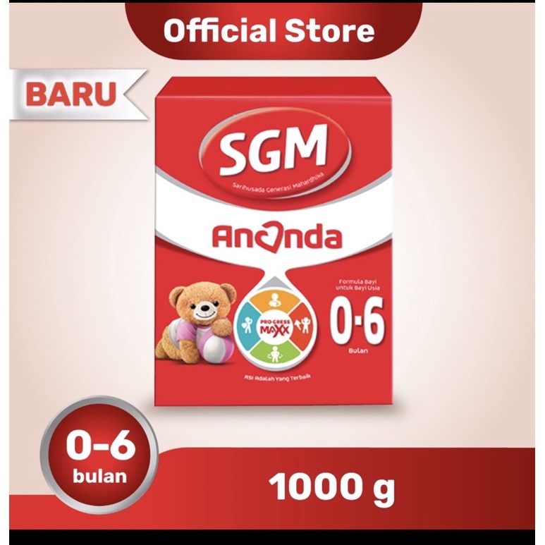 SUSU SGM ANANDA 0-6 bulan