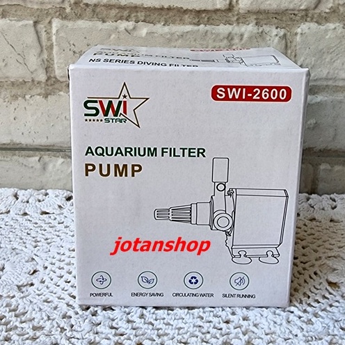 SWI STAR 2600 SWI2600 mesin Pompa filter celup power head aquarium aquascape powerheads SWI-2600