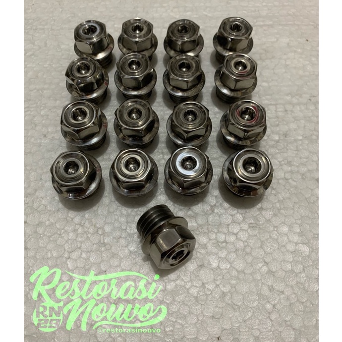 Baut oli mesin stainless mio nouvo tutup oli mesin nouvo mio stainless baut oli mesin nouvo mio