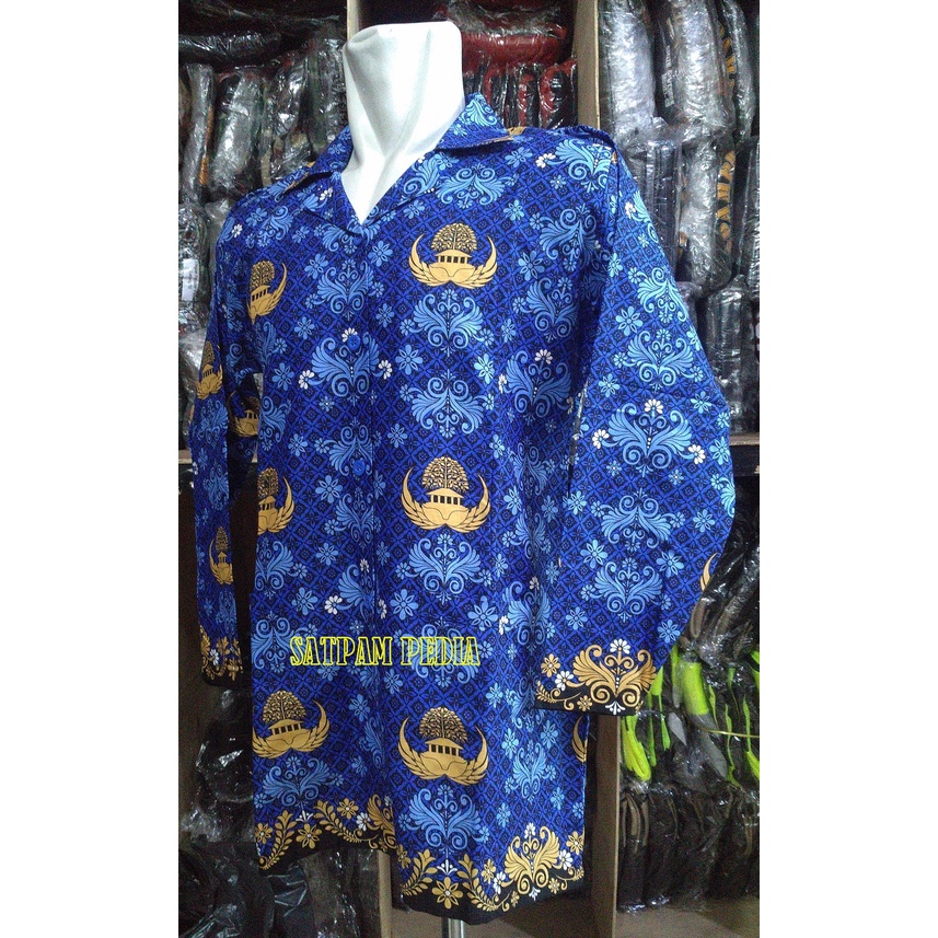 Kemeja Batik Korpri Wanita - Kemeja ASN Batik Wanita - Kemeja PNS Batik