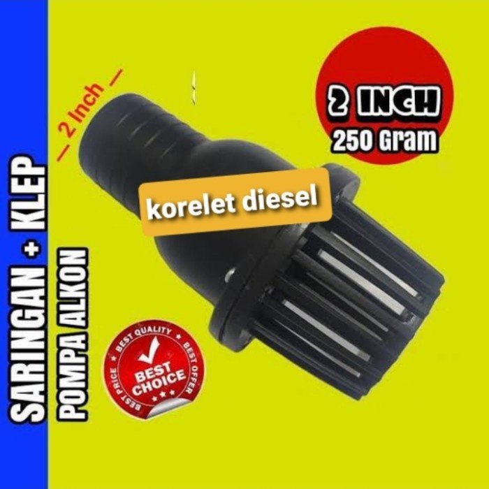 Saringan kelep 2inch pompa air sawah