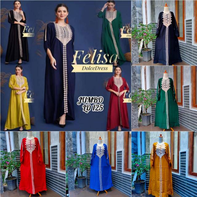 FELISA DOLCE DRESS DRESS RENDA DASTER RENDA DASTER ARAB DASTER JUMBO