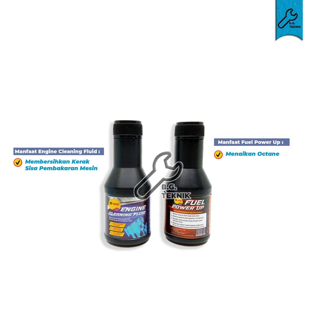 M-one Paket Tune Up Series Power + Engine Cleaning Fluid 60ml Mone