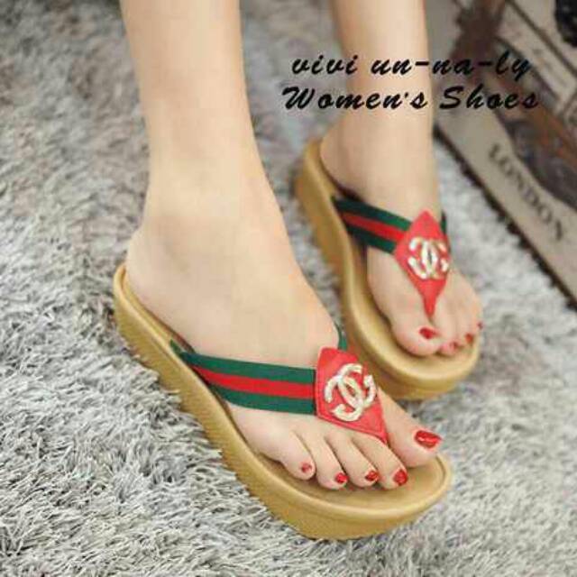 Sepatu Sandal Wanita Wedges Sendal Wanita Import Tinggi Wedges Modern Ala Korea Wedges Af 09 Sandal 