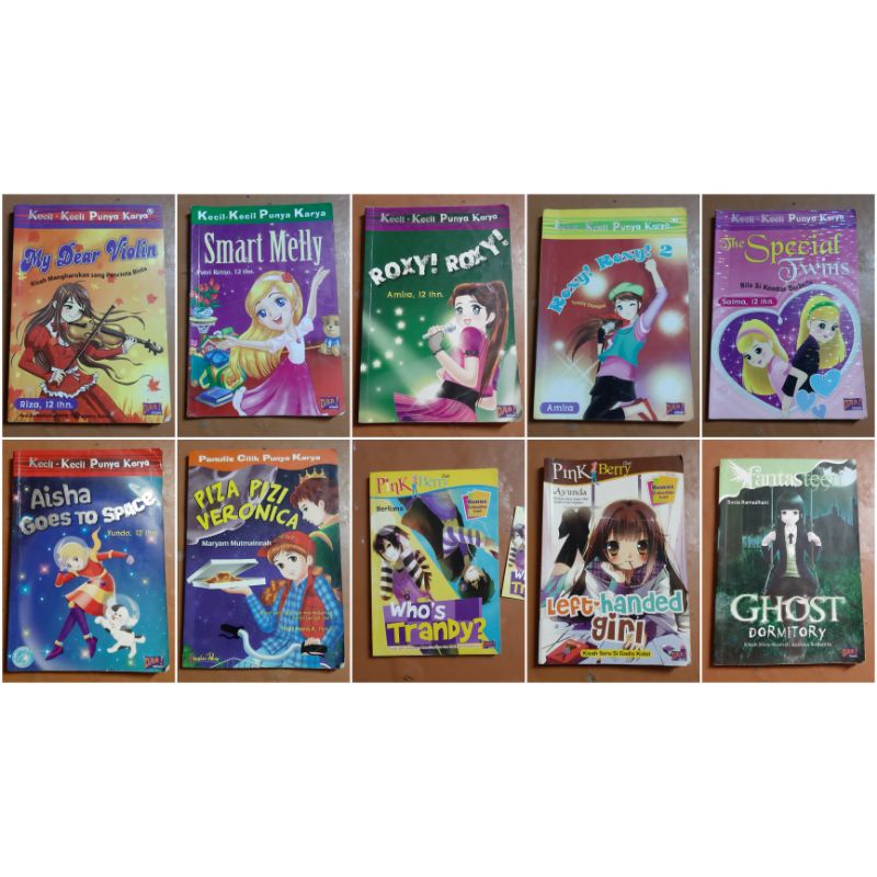 Buku bekas preloved kolpri keci-kecil punya karya pinkberry kkpk
